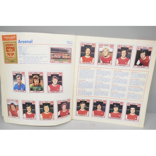 2174 - A Panini Football 78 sticker album, complete