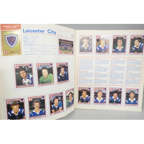 2174 - A Panini Football 78 sticker album, complete