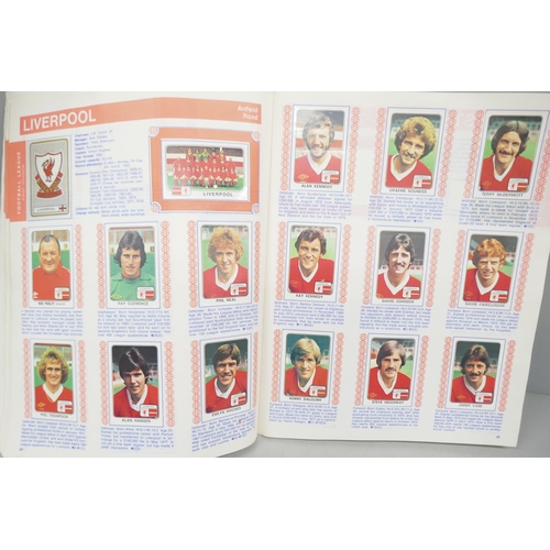 2176 - A Panini Football 79 sticker album, complete, clean album