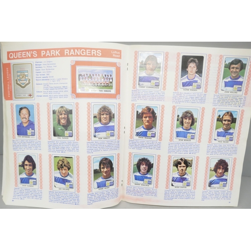 2176 - A Panini Football 79 sticker album, complete, clean album