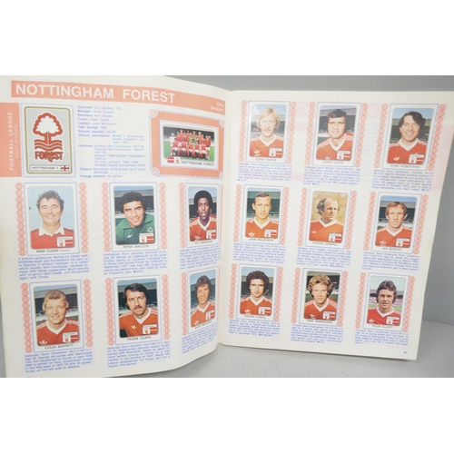 2176 - A Panini Football 79 sticker album, complete, clean album