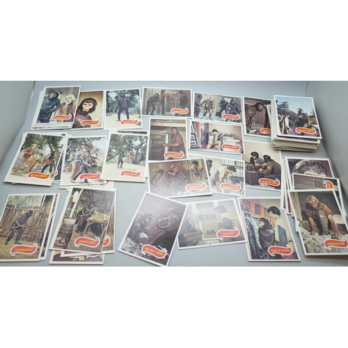 2181 - Approximately 120 Apjac Planet of the Apes collectors cards