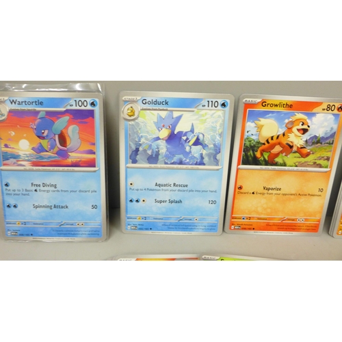 2058 - A collection of approximately two-hundred '151' Scarlett & Violet Pokemon cards