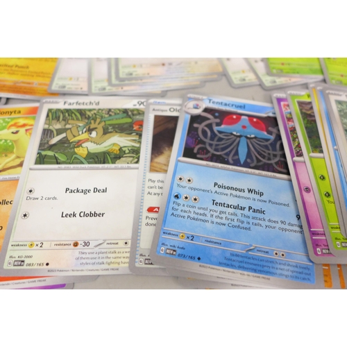 2058 - A collection of approximately two-hundred '151' Scarlett & Violet Pokemon cards