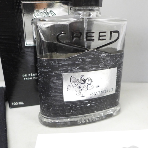 2088 - A bottle of Creed aftershave in a presentation box