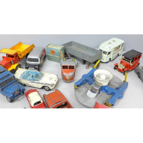 2097 - A collection of Corgi, Dinky, Lesney and Budgie die-cast model vehicles