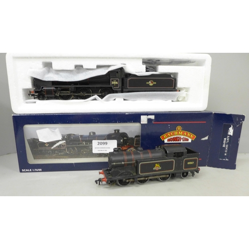 2099 - Two 00 gauge model railway locomotives, including Bachmann Branch-Line