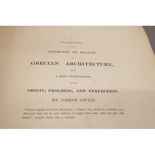 2109 - Two volumes, Chambers Civil Architecture Volumes 1 and 2, published by Priestley and Weale, 1825