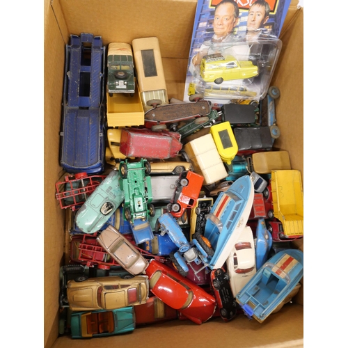 2140 - A collection of die-cast model vehicles including Dinky and Corgi