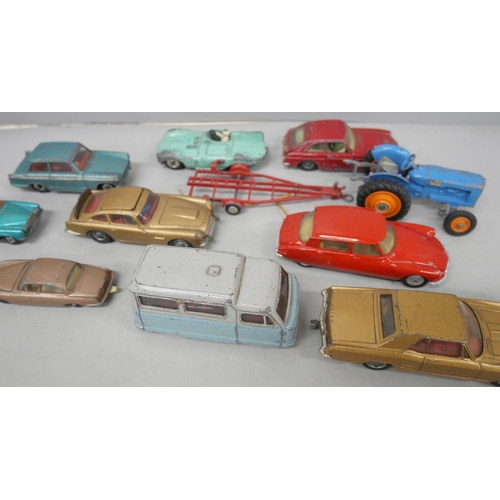 2140 - A collection of die-cast model vehicles including Dinky and Corgi