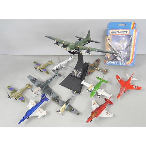 2156 - Collection of model aircraft including Matchbox