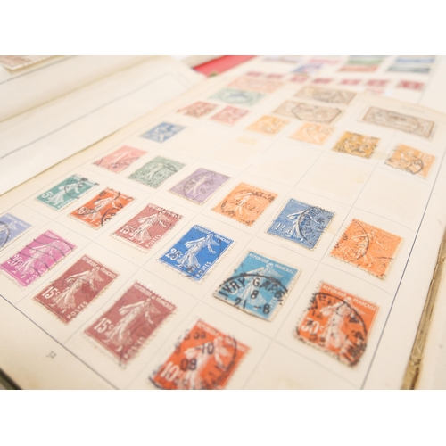 2160 - A collection of 19th century and later stamps to include two penny blacks, approximately 19 penny re... 