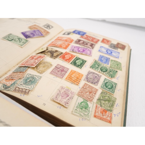 2160 - A collection of 19th century and later stamps to include two penny blacks, approximately 19 penny re... 