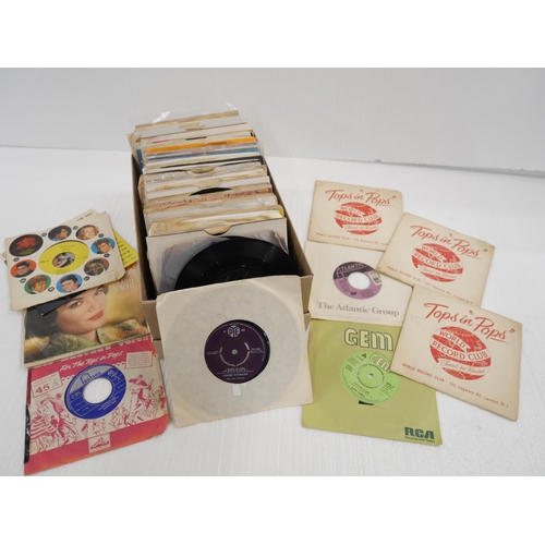 2163 - Collection of 50's and 60's singles, approximately 100 in total