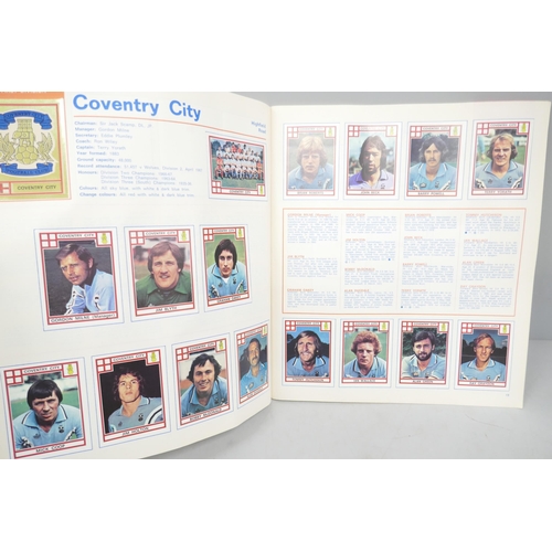 2174 - A Panini Football 78 sticker album, complete