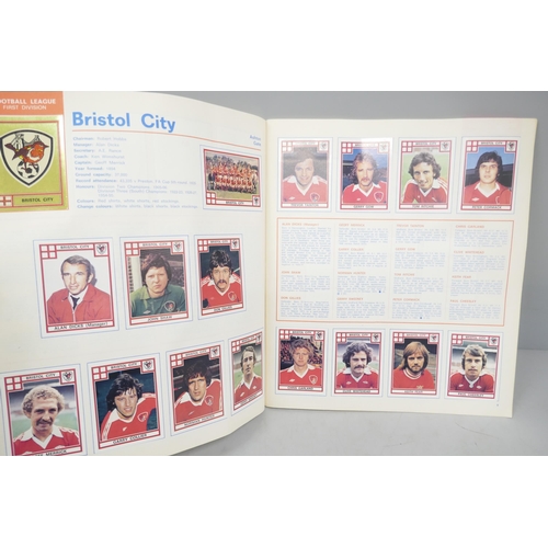 2174 - A Panini Football 78 sticker album, complete