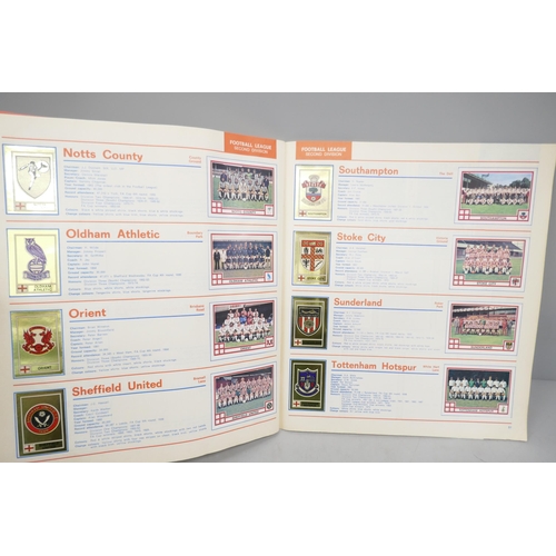 2174 - A Panini Football 78 sticker album, complete