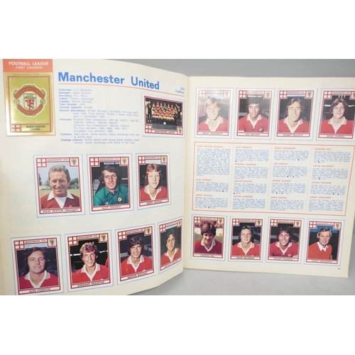 2174 - A Panini Football 78 sticker album, complete