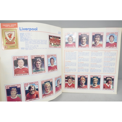 2174 - A Panini Football 78 sticker album, complete