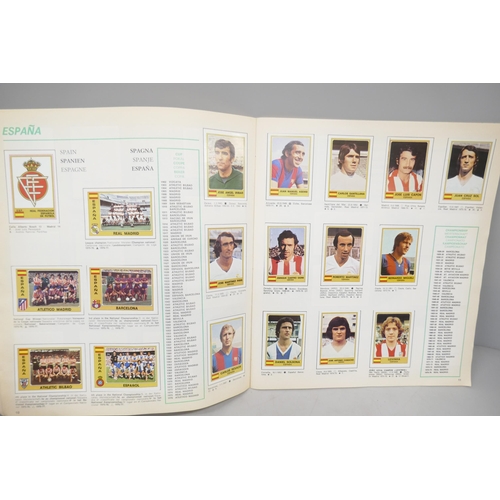 2175 - A Panini Euro Football sticker album, complete