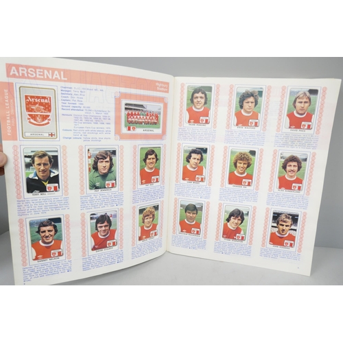 2176 - A Panini Football 79 sticker album, complete, clean album