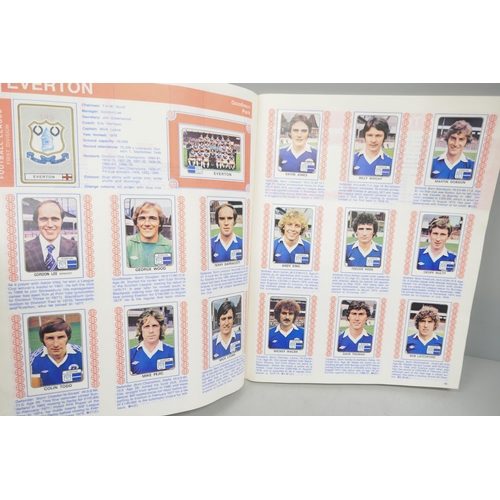 2176 - A Panini Football 79 sticker album, complete, clean album