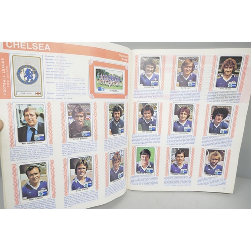 2176 - A Panini Football 79 sticker album, complete, clean album