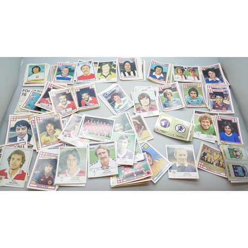 2178 - Approximately 300 Panini Football stickers, Football 78 and Football 80