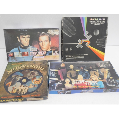 2250 - Collection of boxed games including Star Trek, Cooks Tours, Waddington's Go, Skirrid Shapes Game, Oc... 