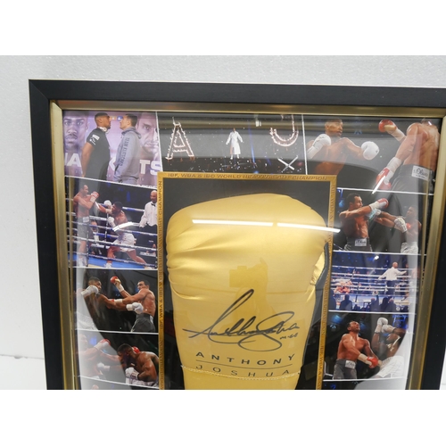 2265 - Boxing; Anthony Joshua limited edition display with signed boxing glove