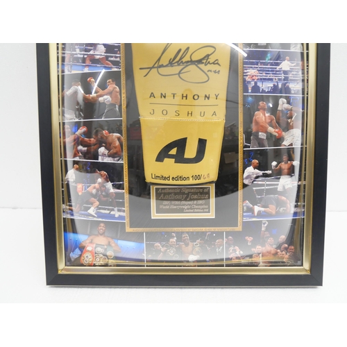 2265 - Boxing; Anthony Joshua limited edition display with signed boxing glove