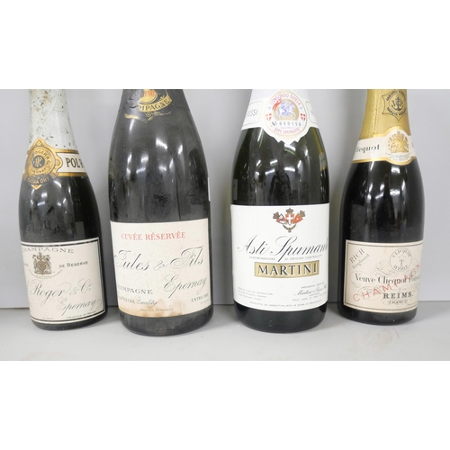 2270 - Four bottles of alcohol including Jules & Fils Cuvee Reservee Champagne **PLEASE NOTE THIS LOT IS NO... 