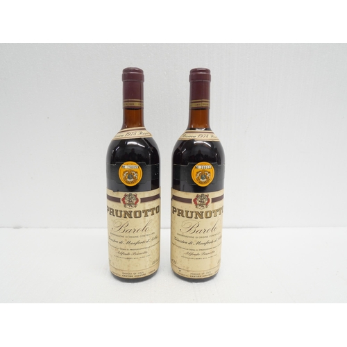 2277 - Two bottles of 1978 Prunotto Barolo red wine **PLEASE NOTE THIS LOT IS NOT ELIGIBLE FOR IN-HOUSE POS... 