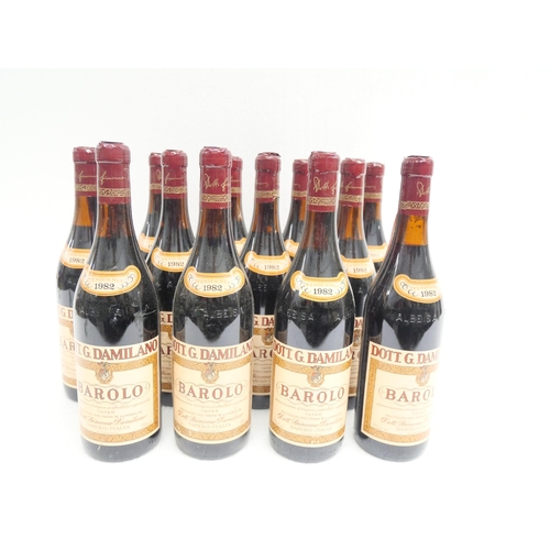 2279 - Twelve bottles of 1982 Barolo Italian red wine **PLEASE NOTE THIS LOT IS NOT ELIGIBLE FOR IN-HOUSE P... 