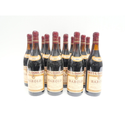 2279 - Twelve bottles of 1982 Barolo Italian red wine **PLEASE NOTE THIS LOT IS NOT ELIGIBLE FOR IN-HOUSE P... 