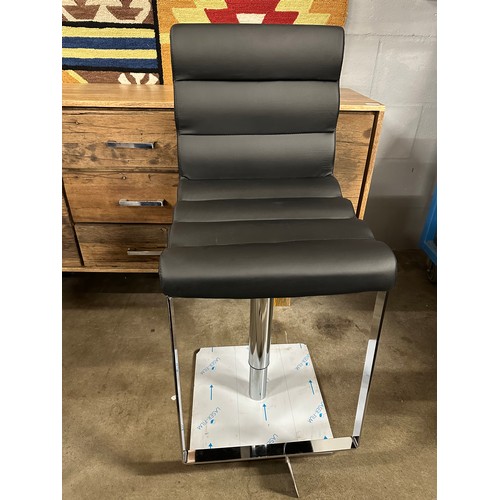 3011 - Benito deluxe black kitchen barstool (486-113) *This lot is subject to VAT