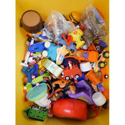 2293 - A box of assorted McDonald's toys, some still sealed