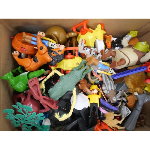 2293 - A box of assorted McDonald's toys, some still sealed