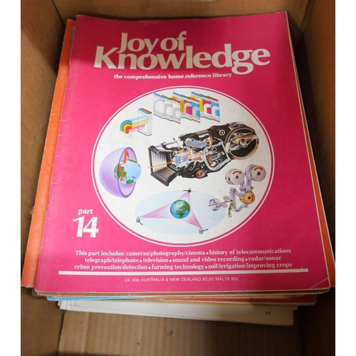 2303 - A colllection of Joy of Knowledge magazines, three missing, supplements included