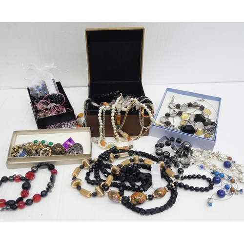 2337 - A large collection of costume jewellery