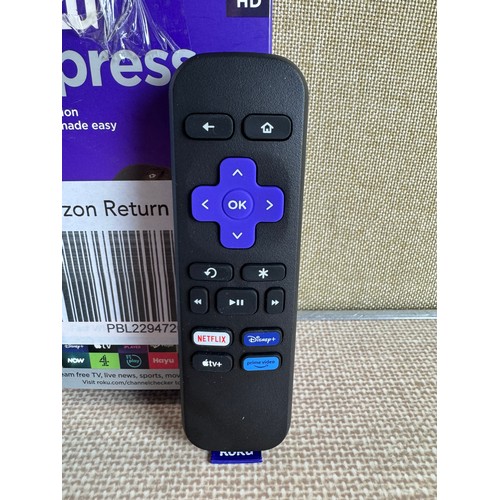 6088 - Roku Express HD Wi-Fi streaming device *This lot is subject to VAT