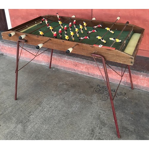 340 - A vintage folding table football game