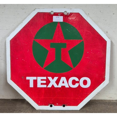 376 - A Texaco double sided advertising sign