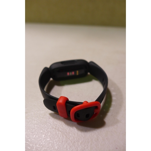 6118 - Fitbit Ace 3 activity tracker for kids with black and red wristband *This lot is subject to VAT