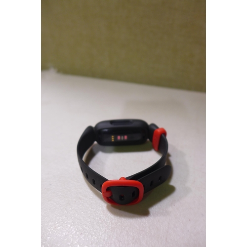 6119 - Fitbit Ace 3 activity tracker for kids with black and red wristband *This lot is subject to VAT