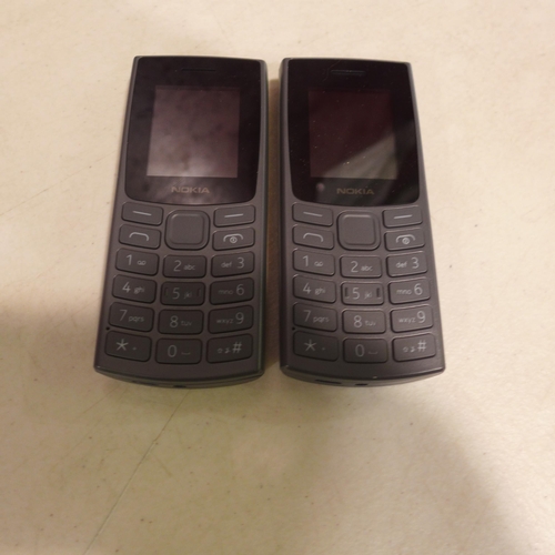 6146 - Two Nokia 105 dual sim mobile phones, model no: TA-1557 *This lot is subject to VAT