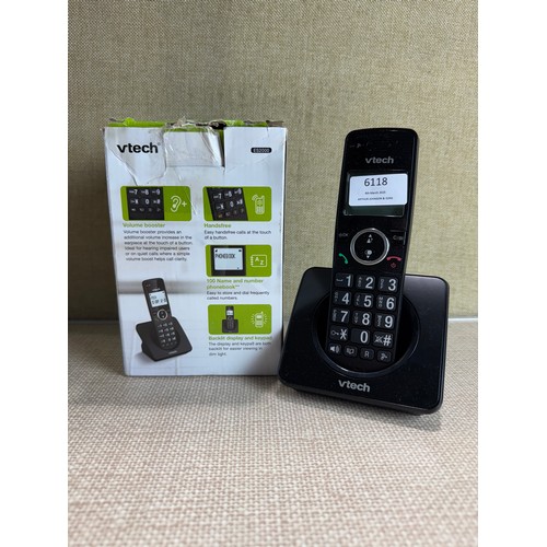 6016 - Vtech cordless phone, model no: ES2000, VTech white handset cordless phone system, model no: cs1501 ... 