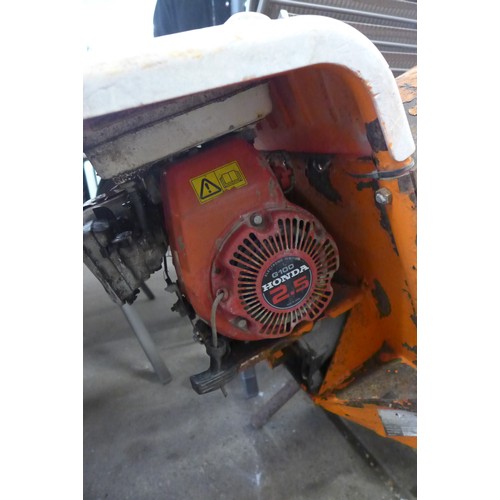 A Bell mini mix 150 petrol cement mixer