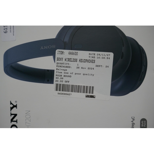 6153 - Sony wireless headphones  (353-158) *This lot is subject to VAT