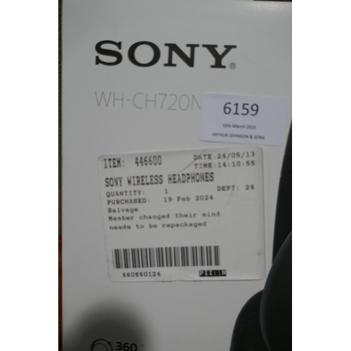 6159 - Sony wireless headphones  (354-602) *This lot is subject to VAT